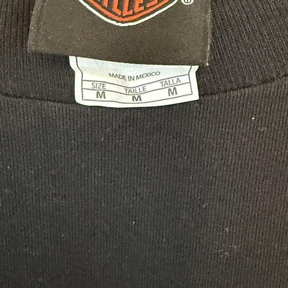 Harley Davidson of Hawaii Ride The Dream T shirt sz M Black Crew Neck Motorcycle - Picture 6 of 6